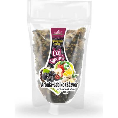 Zamio sypaný ovocný čaj BIO Arónia BIO Jablko Zázvor Citrónová kôra 150 g