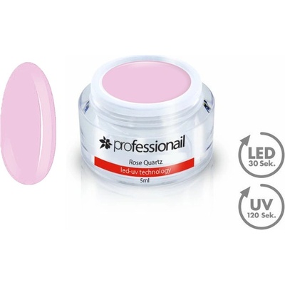 Professionail Farebný LED-UV gél Rose Quartz 5 ml