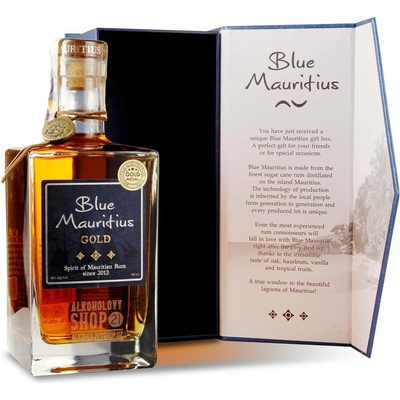 Blue Mauritius Gold 15y 40% 0,7 l (karton)