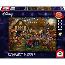 Schmidt Thomas Kinkade Dýňová slavnost Mickeyho a Minnie kolekce Disney Dreams 1000 dílků