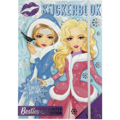 Kniha samolepiek obleč si svoju modelku besties