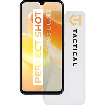 Tactical Glass Shield 2.5D стъклен протектор за Vivo X80 Lite - Прозрачен KP25866 (25866)