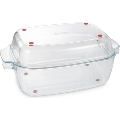 TESCOMA Pekáč s poklopom GrandCHEF 40 x 26 cm, sklenený