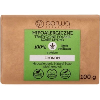 Barwa Hypoallergenic Натурален хипоалергенен сапун с конопено масло, 100 g