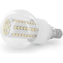 Whitenergy Led koule B60 80xSMD E14 4W teplá biela