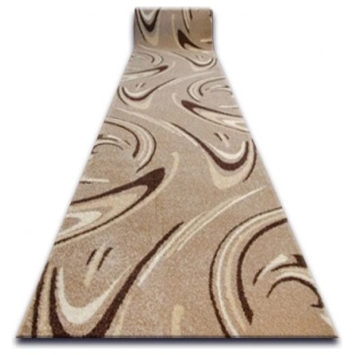 Nej-koberce Karmel Fryz Coffee ořech metráž 80 cm