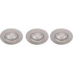Philips - Вграден LED осветител, диаметър 9 см, 2700 K, 5 W, 3 бр. , никел 929002374122 (929002374122)