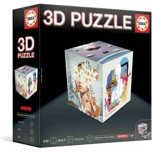 Educa 3D пъзел 6 в 1 Educa - Естетика (EDU20125)