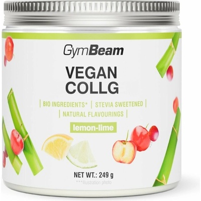 GymBeam Vegan Collg citrón limetka 249 g