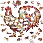 HARAHU Дървено пъзел - Rooster / M KP21835