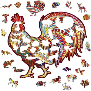 HARAHU Дървено пъзел - Rooster / M KP21835