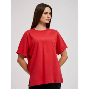 Moodo Червена тениска с голям размер Moodo Moodo | Cherven | ЖЕНИ | XS