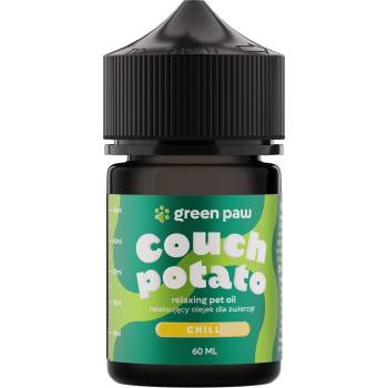 Cosma Cannabis Green Paw Couch Potato 60 мл - CBD масло на базата на сьомгово масло с 10% добавено масло от крил