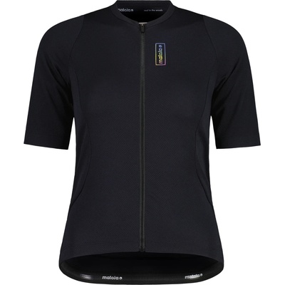 Maloja Дамска фланелка с къс ръкав за колоездене Maloja Women's RigiM. 1/2 Cycling jersey - Deep Black (156-3048-0114)