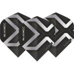 Winmau Пера Blade X Metallic Black&Silver