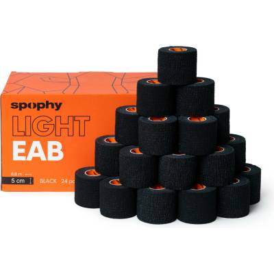 Spophy Light EAB Tape elastická adhezivní bandáž černá 5 cm x 6,8 m 24 ks