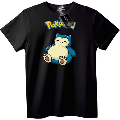 NOONEBRAND Тениска Pokémon Снорлакс - 3XL, Black