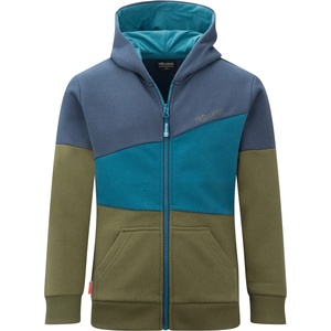TROLLKIDS Детско яке за тренировка Trollkids Kid's Alesund Sweater Hoodie - Mystic Blue / Dark Marine / Pine Green - размер 176 (EU) (704-2482-1520)