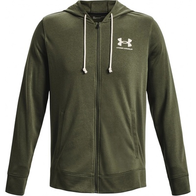 Under Armour Rival Terry LC FZ zelená