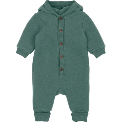 Mikk Line kojenecký vlněný merino overal Balsam Green