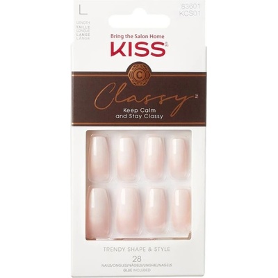 KISS Classy Nails Be-you-tiful umělé nehty Long 28 ks
