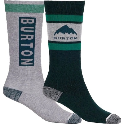 Burton Kids Weekend Midweight Socks (2 Pack) deep emerald