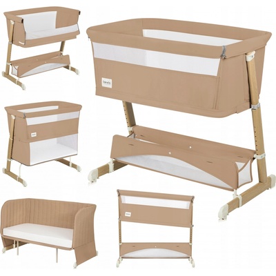 Lionelo Postieľka THOMI PLUS BEIGE CARMEL