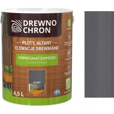 Drewnochron Impregnát Express Šedý 4,5L