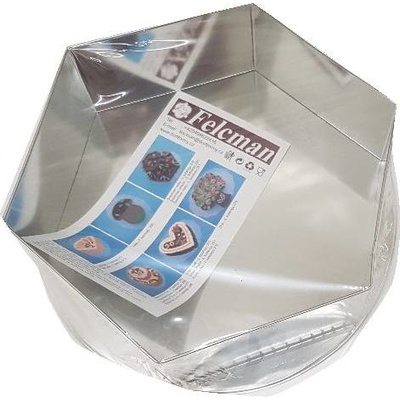 Felcman Tortová forma šesťhran stredná 25x25x7,5cm