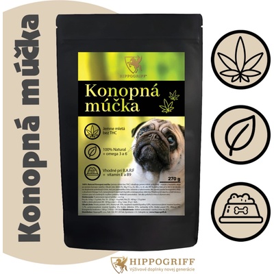 Hippogriff Konopná múčka pre psy 270 g