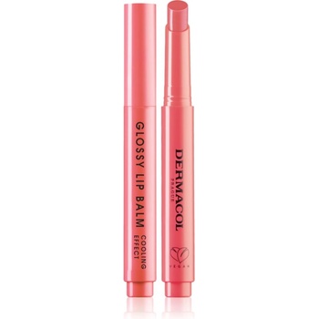 Dermacol Beauty Stick Glossy Lip Balm гланц-грижа за устни с охлаждащ ефект аромати 05 Strawberry 2.2 гр