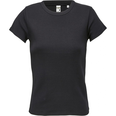 Soľs Sara dámské žebrované tričko SL04814 Deep black