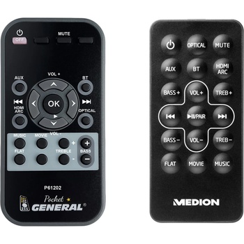 GENERAL Medion life p61202 (md 44102) - дистанционно управление дубликат (life p61202 (md 44102))