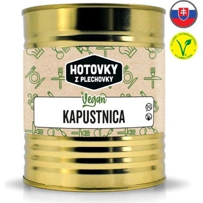 Hotovky z plechovky Zelňačka Vegan 0,8 kg