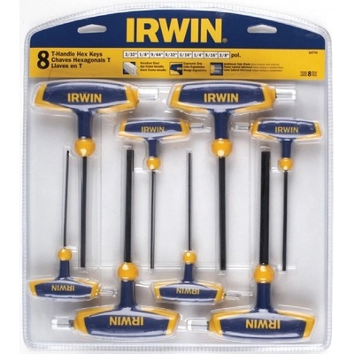 Irwin 8 dílná sada šestihranných imbusových klíčů s T rukojetí 2-10mm T10771