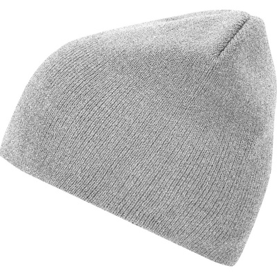 Myrtle Beach MB7580 pletená čepice Světle šedý melír