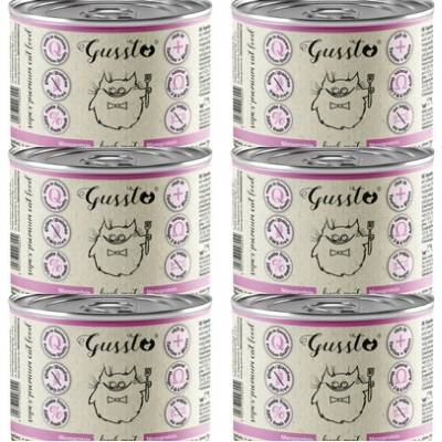 GUSSTO Cat Fresh Goat krmivo s kozím mäsom 6x 200 g