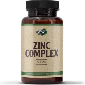 Pure Nutrition Zinc Complex, 50 mg, 100 таблетки, Pure Nutrition (PN3958)