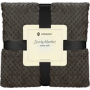 Springos polyester čierna Deka 220x200