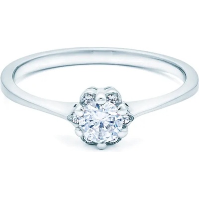 SAVICKI Годежен пръстен Solitaire: бяло злато. диамант