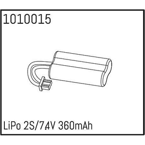 HOBBY PLUS Батерия 2 клетки LiPo 2S/7.4V 360mAh HBP240174 (HBP240174)