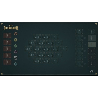 Ion Game Design Pax Illuminaten neoprenový herní plán