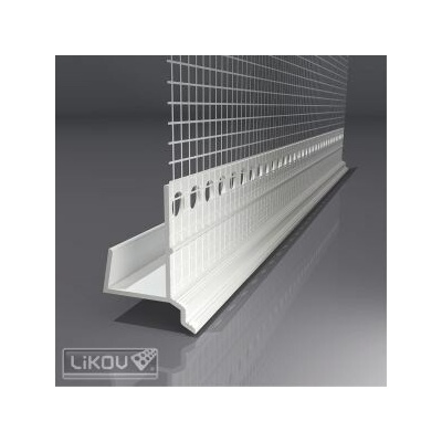LIKOV LE-N lišta ukončovací s okapnicí délka 2,5m - 10mm