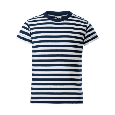 MALFINI детска моряшка тениска с къс ръкав, тъмносиня (80502)