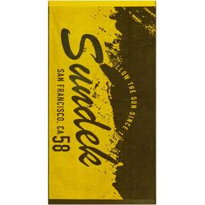 SUNDEK Хавлиена кърпа Sundek Maxi logo towel - Yellow (Dk Ar Green 01)