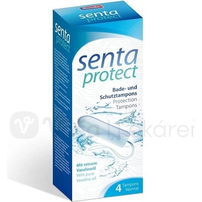 Senta Protect Dámske ochranné tampóny na kúpanie hygienické tampóny 4 ks