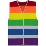 Korntex HI-VIS NAT - PRIDE / Светлоотразителна жилетка - дъга 4XL/5XL (76KNATu60zg)