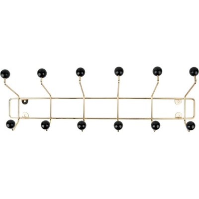 PT LIVING Закачалка за стена с черни детайли, дължина 53, 5 cm PT LIVING Saturnus (PT2952)