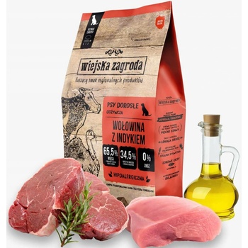 Wiejska Zagroda hovädzie s morčacím mäsom XL 2 kg