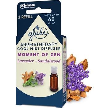 Glade Aromatherapy Cool Mist Diffuser Moment of Zen náplň 17,4 ml